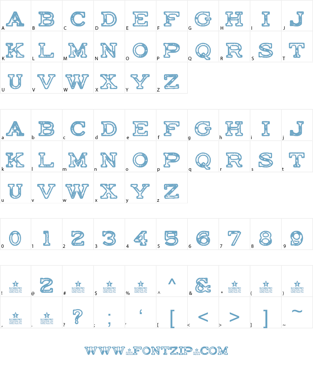 FACTORY Font Character